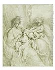 Benjamin West Famous Paintings - Maternity